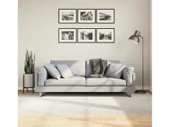 Everlyn Alfombra de pelo corto look escandinavo IZA crema 160x230 cm