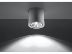 Faretti a plafone Applique in ceramica bianca GU10/ES111 Downlights de superficie Cermaic Aplique Blanco GU10 / ES111