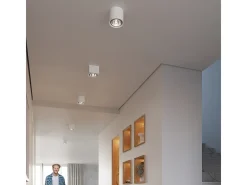 Faretti da parete in ceramica da superficie bianca GU10/ES111 Lámpara de pared Downlights de cerámica de montaje en superficie Blanco GU10 / ES111