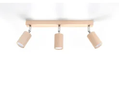 Faretto Bar Luce Incasso Legno Naturale GU10 Barras de foco Flush Light Madera natural GU10