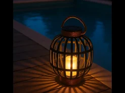 Farol solar decorativo H30cm FIDJY