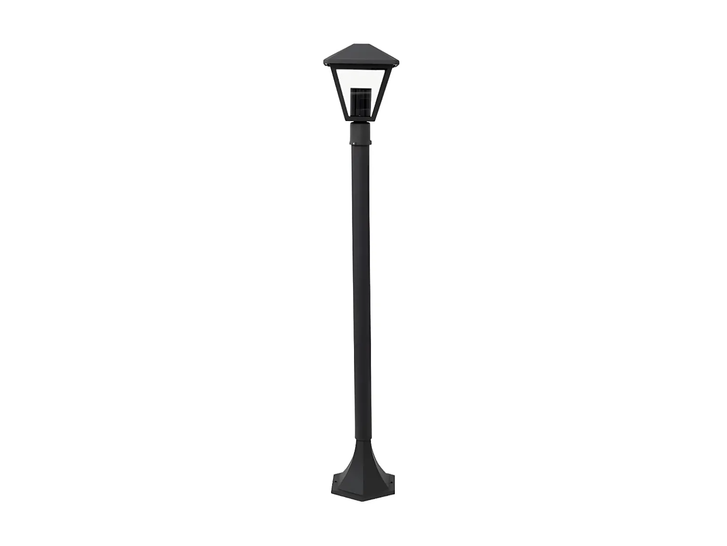 Farola De La Serie Dornela Acabado Gris Ip44 100 Cm