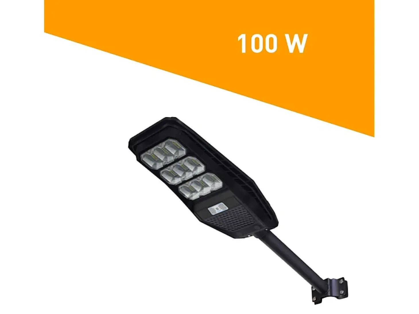 Farola solar LED de 100W con sensor de movimiento Solis M