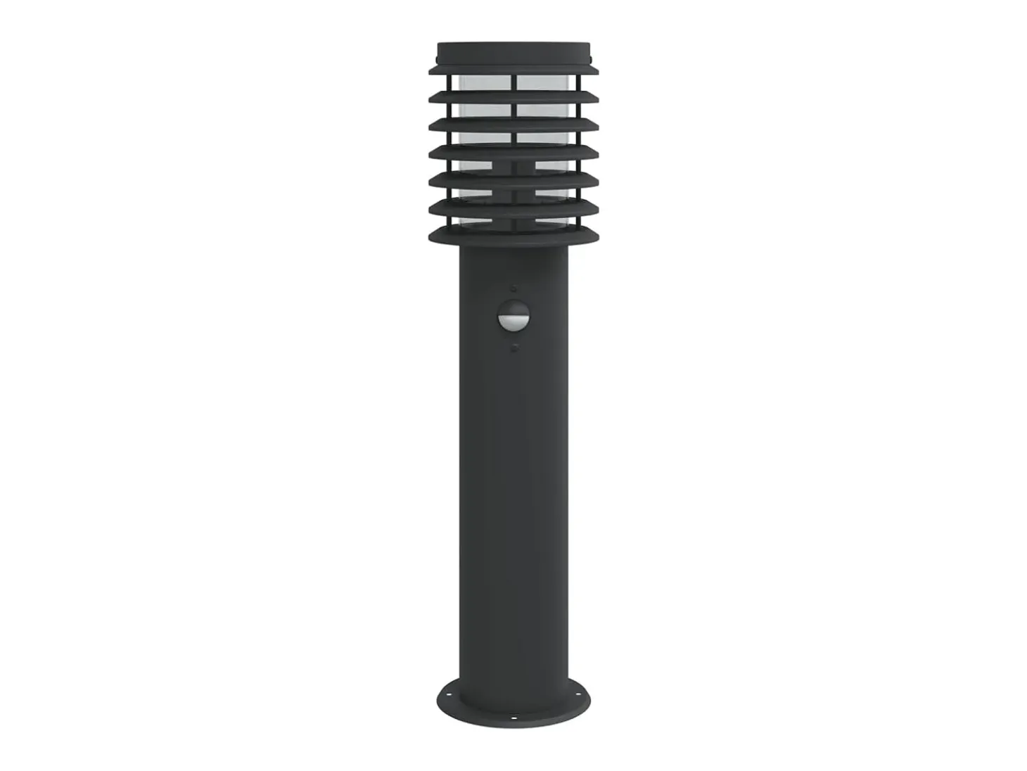 Farolas y sensores para exterior 3 piezas acero inoxidable negro 02_0042574