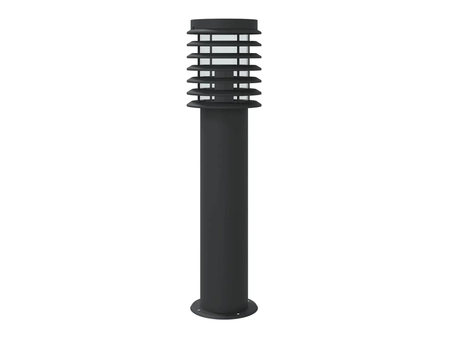 Farolas y sensores para exterior 3 piezas acero inoxidable negro 02_0042574