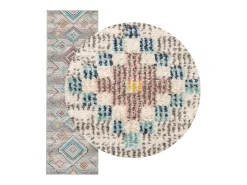 Feline Alfombra de interior/exterior diseño vintage ARBIZU 80x250 cm