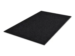 Felpudo alfombra de entrada PVC negro 90x120 cm ES184015
