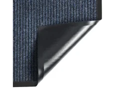 Felpudo de rayas azul 80x120 cm ES463995