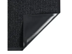 Felpudo de rayas gris antracita 60x80 cm ES166225