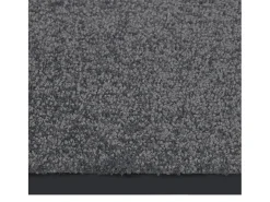 Felpudo de rayas gris antracita 60x80 cm ES651025