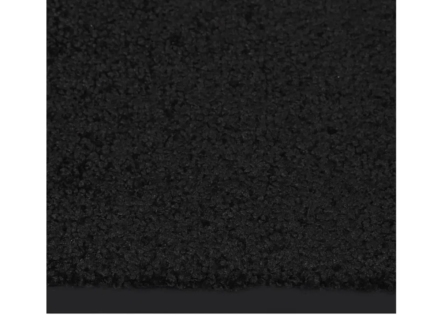 Felpudo de rayas negro 60x80 cm ES890091