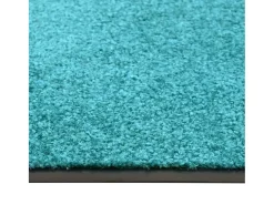 Felpudo lavable azul cian 120x180 cm ES563531