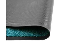 Felpudo lavable azul cian 90x150 cm ES870026