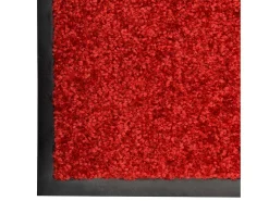 Felpudo lavable rojo 90x120 cm ES816107