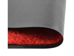 Felpudo lavable rojo 60x180 cm ES338101