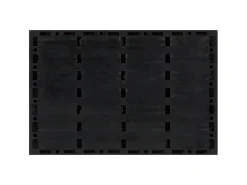 Felpudo rectangular de goma y fibra de coco 40x60 cm ES842302