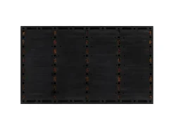 Felpudo rectangular de goma y fibra de coco 45x75 cm ES211809