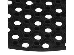 Felpudo semicircular de goma 45x75 cm ES521539