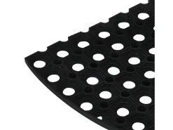 Felpudo semicircular de goma 45x75 cm ES521539