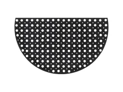Felpudo semicircular de goma 45x75 cm ES521539