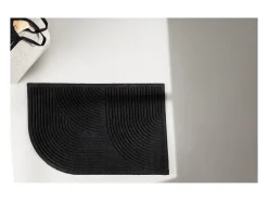 Felpudo Valentino negro.