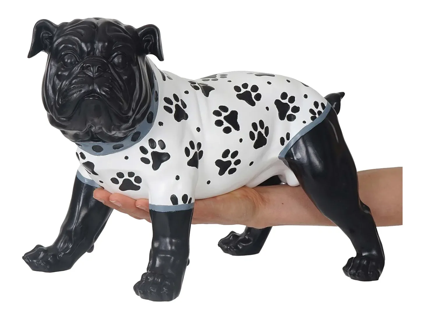 Figurita decorativa de bulldog