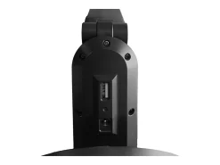 Flexo Modelo Enfoque 10w Acabado Negro 900lm Incorporado Usb Y Tactil, De