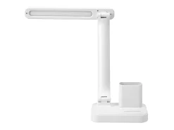 Flexo Bosco Blanco De 6 W 450lm Intensidad Regulable Portalapiz Plegable