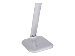 Flexo de sobremesa Python Lumit luz LED 500lm plata 33x32x15 cm