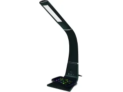 Flexo Flexible Kodonita Negro, Led 5w Con Carg.mov.inalamb.qi.c/reg.intens