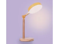 Flexo Luppa Bel Air inclinación regulable luz LED amarillo/natural Ø15x48,5 cm