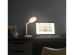 Flexo Luppa Bel Air inclinación regulable luz LED amarillo/natural Ø15x48,5 cm