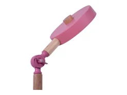 Flexo Luppa Bel Air inclinación regulable luz LED rosa/natural Ø15x48,5 cm