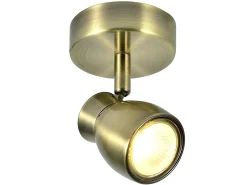 Foco Baño Modelo Chacho Orientable, Cuero Satinado