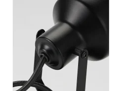 Foco de techo NETTLIFE de 2 llamas orientable a 350° con casquillo E14 vintage, diseño de alta calidad en madera veteada