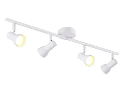Foco de techo NETTLIFE de 4 llamas GU10, diseño moderno, de metal, para salón, pasillo