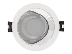 Foco Downlight Cónico GU10 6W Corte Ø 75 mm PC Galvanizado No Flicker 4000K Bronce Blanco Neutro