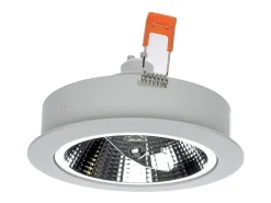 Foco Downlight LED 12W AR111 Corte Ø 120 mm No Flicker 3000K Blanco Cálido
