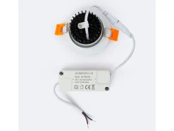 Foco Downlight LED 7W Circular COB CRI90 Corte Ø 70 mm No Flicker 4000K Blanco Neutro