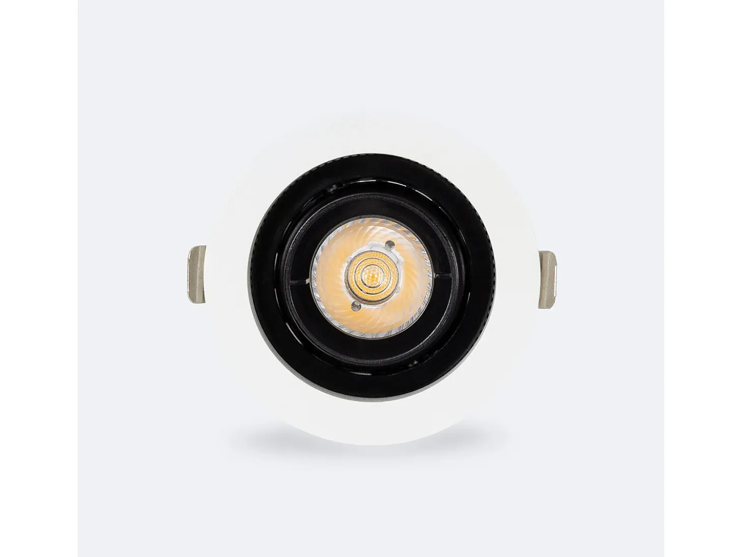 Foco Downlight LED 7W COB Direccionable 360º Circular Corte Ø 80 mm CRI90 Expert Color No Flicker No Flicker 6000K Blanco Frío
