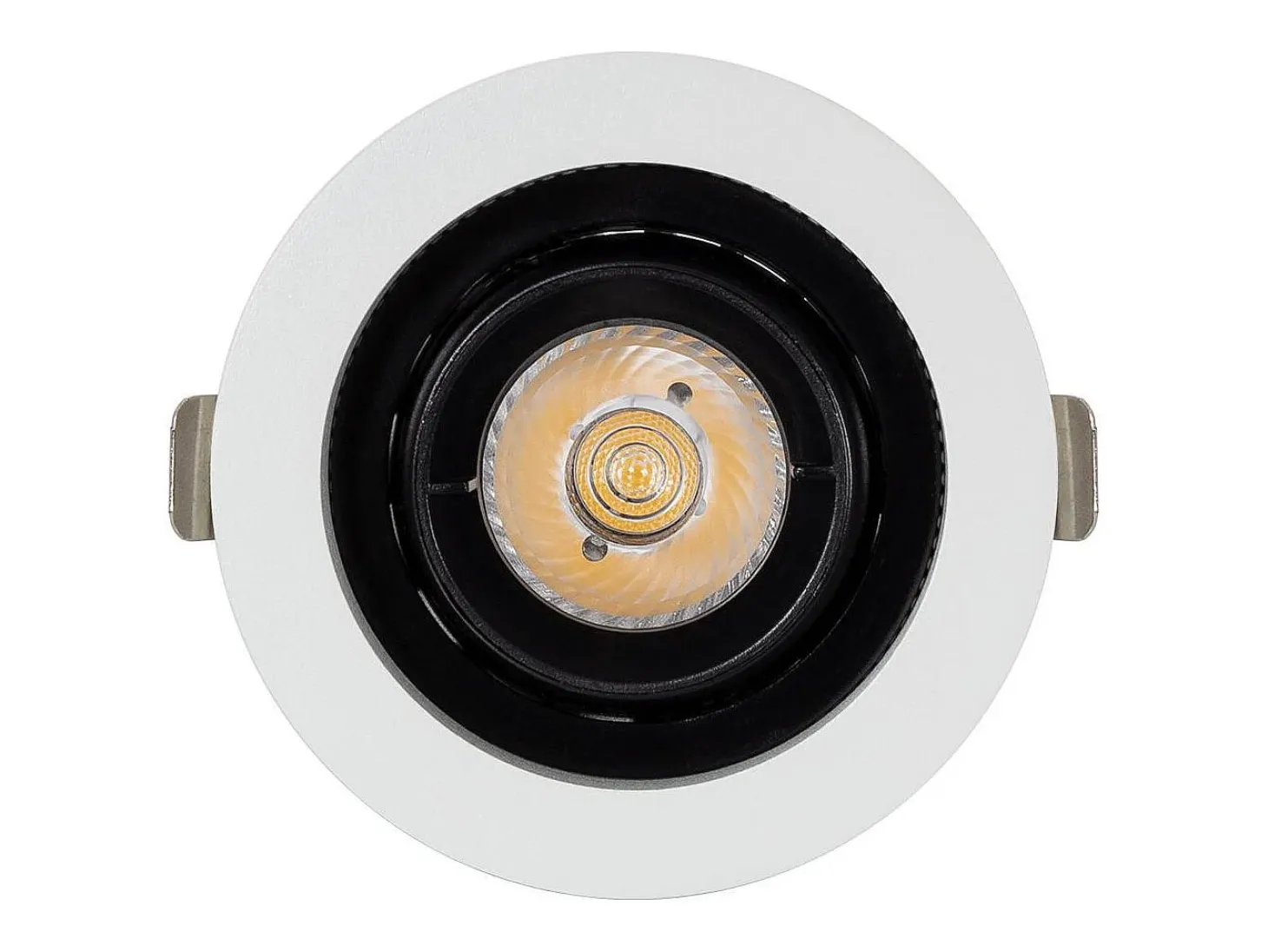 Foco Downlight LED 7W COB Direccionable 360º Circular Corte Ø 80 mm CRI90 Expert Color No Flicker No Flicker 6000K Blanco Frío