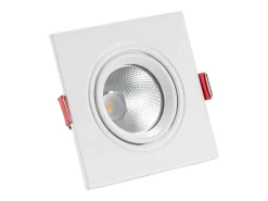Foco Downlight LED 5W Cuadrado Madison Corte Ø 75 mm 3000K Blanco Cálido