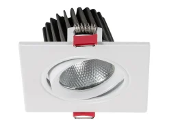 Foco Downlight LED 5W Cuadrado Madison Corte Ø 75 mm 3000K Blanco Cálido