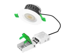 Foco Downlight LED 5-8W Ignífugo Circular Regulable IP65 Corte Ø 65 mm Seleccionable (Cálido-Neutro)