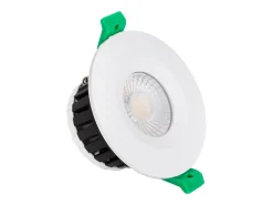 Foco Downlight LED 5-8W Ignífugo Circular Regulable IP65 Corte Ø 65 mm Seleccionable (Cálido-Neutro)