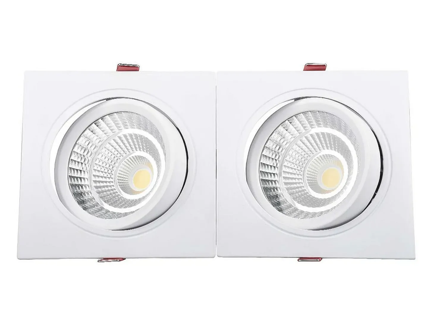 Foco Downlight LED 10W Rectangular Madison Corte 165x75 mm 3000K Blanco Cálido