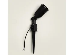 Foco Exterior con Pincho Alcorisa para Bombilla E27 Negro
