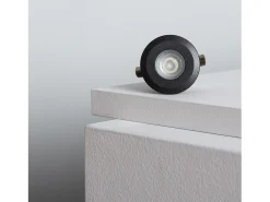 Foco Exterior LED Empotrable Suelo 12V DC Negro Clarion 4000K Blanco Neutro