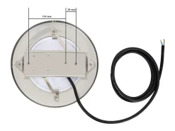 Foco Piscina Superficie LED RGB Sumergible 12V AC IP68 Acero Inoxidable 35W Sí RGB
