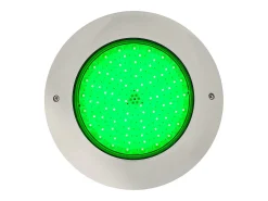 Foco Piscina Superficie LED RGB Sumergible 12V AC IP68 Acero Inoxidable 20W Sí RGB